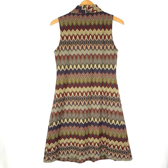 LAST CHANCE! Y2K Vintage Missoni Style Stripe Dress Like New M - Picture 2 of 8